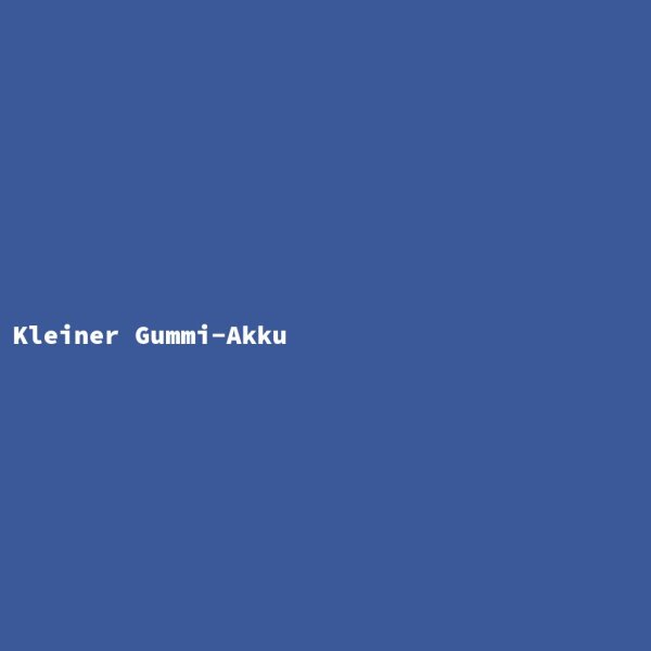 Kleiner Gummi-Akku