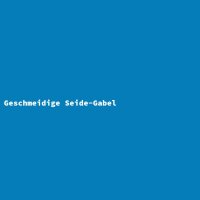 Geschmeidige Seide-Gabel