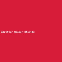Adretter Wasser-Klositz