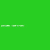 Lebhafte Samt-Brille