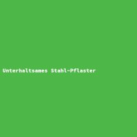 Unterhaltsames Stahl-Pflaster